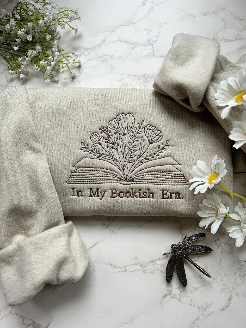 In My Bookish Era Embroidered Sweatshirt