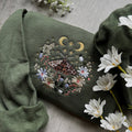 Cottagecore Nature Embroidered Sweatshirt