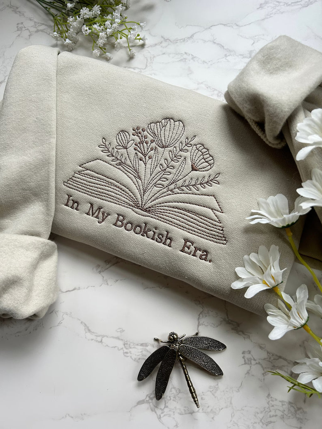 In My Bookish Era Embroidered Sweatshirt