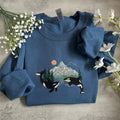 Orca Whale Embroidered Sweatshirt