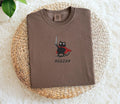 Huzzah! Cat Embroidered T-Shirt